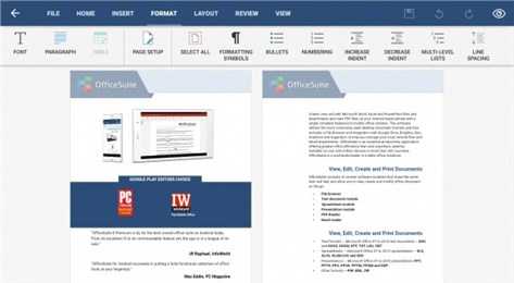 好用的手機office辦公軟件：OfficeSuite Pro